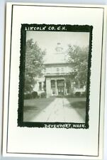 Davenport WA The Lincoln County Court House RPPC picture