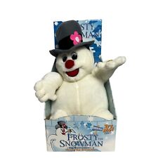 Vintage Gemmy Frosty The Snowman With Original Box Tested  picture