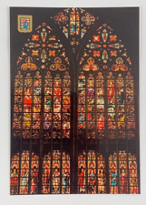 St. Saviour's Church Stained Glass Window Brussels Belgium Postcard picture