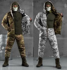 Tactical Suit (2in1) Winter Military Reversible Warm Suit (Arctic+Cartoon) 💛💙 picture