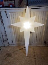 Blow Mold Christmas Nativity Star Bethlehem Union Products 39” Inches Some Spots picture