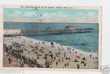Postcard 1929 Asbury Park NJ New Jersey RPPC bathing beach Casino  picture