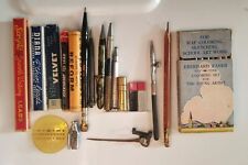 Lot Vintage Mechanical Pencils,  Lead,  Cases, Sharpener Scripto Wahl Keystone picture