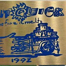 1992 Eat It Quick Before It Melts Cruiser Rod Rodster Car Meet Texas Plaque picture