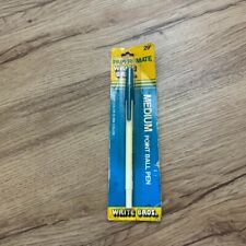 Paper Mate Write Bros 1980 Single Sealed Pen Med Blue USA Vintage Collectible picture