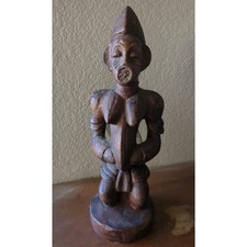 Authentic Reproductions Royalite W African Yoruba Fertility Statue Replica MCM picture