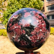 21.14LB Natural Beautiful Fireworks ball Quartz Crystal Sphere Healing 675 picture