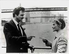 1987 Press Photo Actors Burt Reynolds, Beverly D'Angelo in 