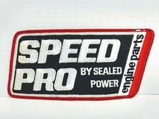 Speed Pro by Sealed Power Patch Racing Advertising NOS 8"x4" -Flawed READ picture