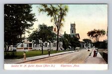 Edgartown MA-Massachusetts, Senator W M Butler House, Vintage Postcard picture