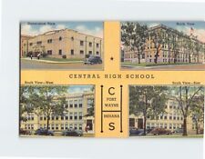 Postcard Views Central High School Fort Wayne Indiana USA picture