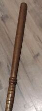 Vintage 22” Wooden Police Nightstick/Baton/Billy Club Solid Wood picture