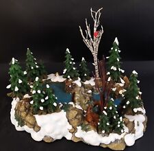 Vtg Dept 56 Village Pine Point Pond 52618 Mill Creek Retired Christmas Core Box picture