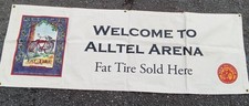 5’ Man Cave Art Fat Tire Banner Amber Ale Canvas Banner Alltel Arena Arkansas picture