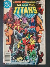THE NEW TEEN TITANS #24 (1982) DC COMICS NEWSSTAND AUTOGRAPHED by GEORGE PEREZ picture