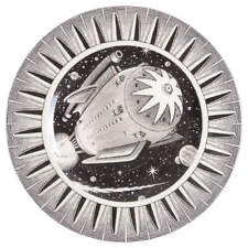 222 Fifth Slice of Life Space Ship Dinner Plate 2638882 picture