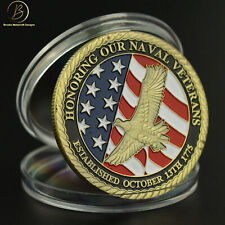 Honoring Our Naval Veterans Challenge Coin picture