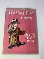 Vintage WALK-OVER SHOES Cardboard Store Advertisement Sign picture