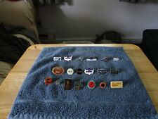 Vintage Assorted Automotive Hat Lapel Tack Pin, Enamel & More Lot picture