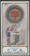 CWS Boy Scouts, Fulvous Cigarettes, 1912, No 8, Cook (very rare) picture