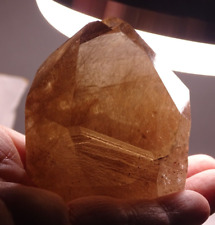 Rutilated Quartz Crystal Mineral Collector Specimen Brazil picture