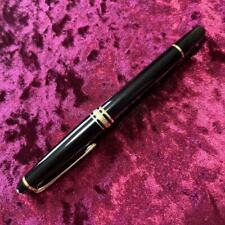 Montblanc Meisterstück Fountain Pen 144 Black All Gold EF picture