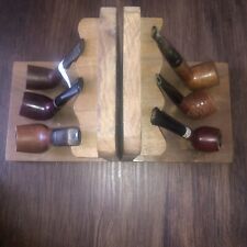 Variety Of Cigar Pipes Set Of 6  And Set Of Pipe Stand picture