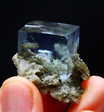 25 grams is rare Light blue transparent fluorite wrapped fluorite/China picture