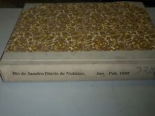 1955 JAN-FEB RIO DE JANEIRO DIARIO NEWSPAPER BOUND VOLUME - SPANISH - BV 64 picture