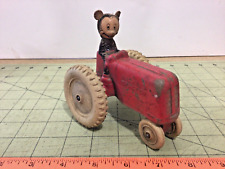 VINTAGE Mickey Mouse Mickey’s tractor Rubber material RARE sold as-is picture