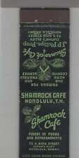 Matchbook Cover - Territory of Hawaii Shamrock Café Honolulu, HI picture