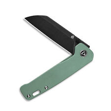 QSP Knives Penguin Liner Lock 130-Y Knife Black 154CM Stainless & Green Titanium picture