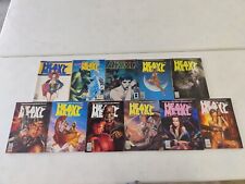 Lot of 11 Heavy Metal Magazines 80s Mostly Early 1990s picture