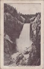 Great Falls Yellowstone National Park 1903 Postcard 7905c picture