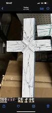 Handmade Wooden Crackled Crosses picture