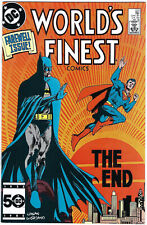 World's Finest 323 DC Comics 7.5 VF- 1986 Direct Farewell Last Issue Low Print picture