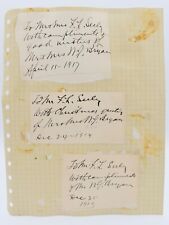 Three Hand Written Notes from William Jennings Bryan to Fred Loring Seely picture