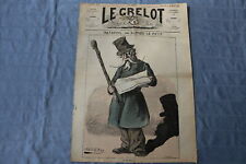1872 DECEMBER 22 LE GRELOT NEWSPAPER- RATAPOIL-ALFRED LE PETIT- FRENCH - NP 8607 picture