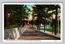 Joplin MO-Missouri, Entrance to Sagmount Pools Vintage Souvenir Postcard picture