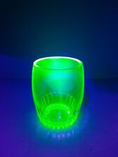Uranium Glass Depression Glass Federal Green Cup picture