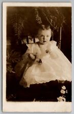 RPPC Bright Eye Baby Fern Plant Flowers Real Photo Postcard T21 picture