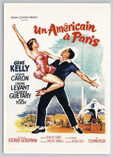 An American In Paris 1951 Film Gene Kelly - French Language Movie Postcard picture