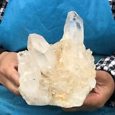 3.4 LB Natural Clear Quartz Cluster Crystal Cluster Mineral Specimen picture
