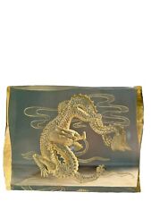 Vintage Lucite? Reverse Carved Dragon GUVC picture