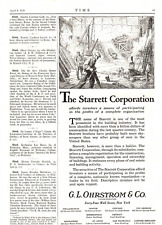 1929 Print Ad G.L. Ohrstrom The Starret Corporation Affords Investors Illus picture