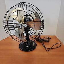 Vintage GE General Electric Vortalex Oscillating Desk Fan 9