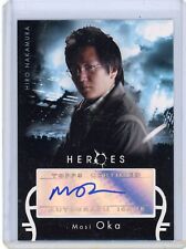 MASI OKA as HIRO NAKAMURA  2007 TOPPS HEROES SERIES 1 Autograph AUTO CARD picture