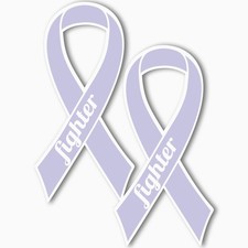 Magnet Me Up Esophageal and Stomach Cancer Fighter Ribbon, 3.5x7 Inches, 2 Pack picture