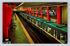Montreal-Quebec, McGill Metro Station, Vintage Chrome Postcard picture