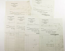 1917-1918 Lamson Goodnow McKesson & Robbins NYC Payment Vouchers Ephemera P890L picture
